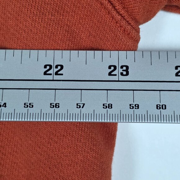 Mugsy Cowboy Hat Burnt Orange 100% Cotton Mens Large Long Sleeve Sweatshirt - Picture 5 of 5